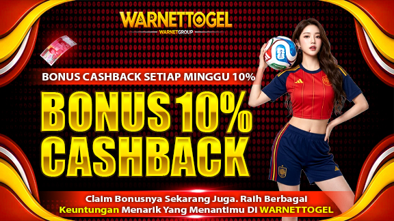 BONUS CASHBACK 10%